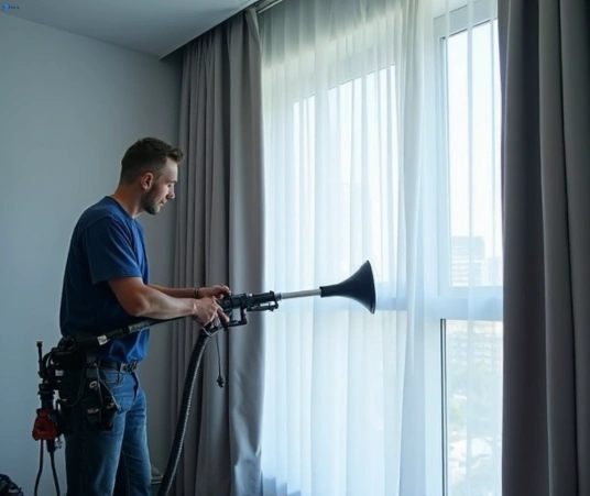 Professional drapes cleaning process tools Fresho Curtain Cleaning chapel-hill
